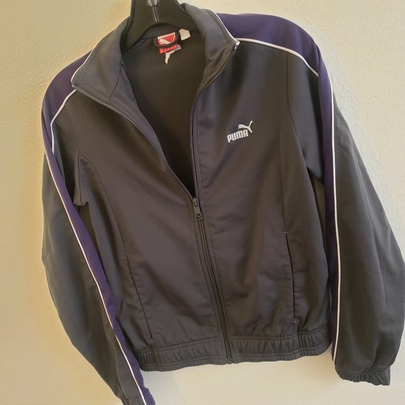 Puma Gray Purple Track Jacket Size XS NWOT! - Picture 6 of 12
